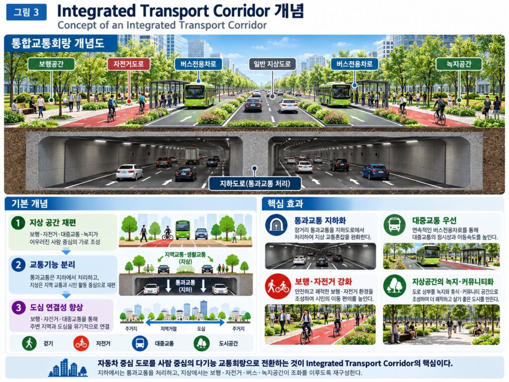 [그림 3] Integrated Transport Corridor 개념